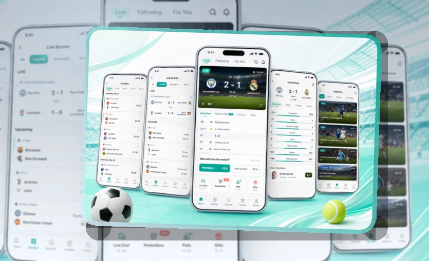爱游戏 App亮点，赛事入口更有层次 页面展示